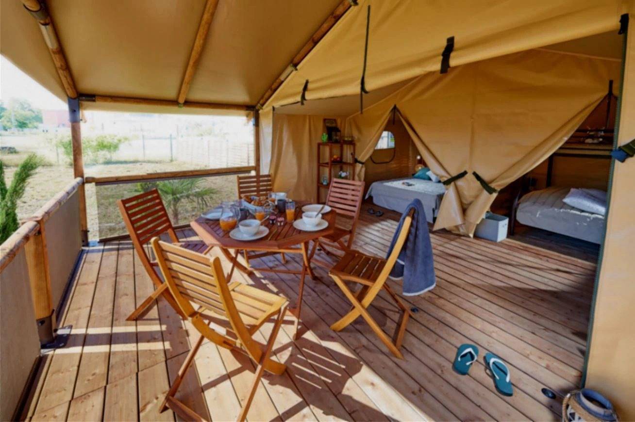 Zecamping 4* espace aquatique pet friendly club enfant locatif 5 pers in Sérignan, Mittelmeerküste (Frankreich)