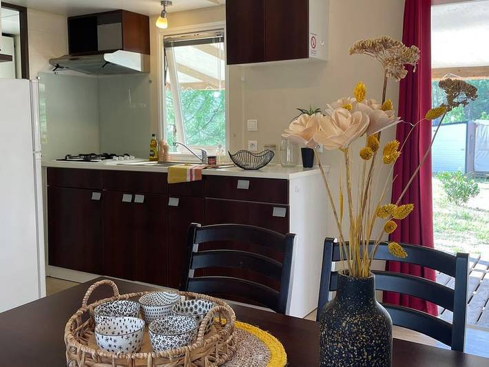Mobil home pour 4 personnes, avec bassin pour enfant à Vielle-Saint-Girons - 3