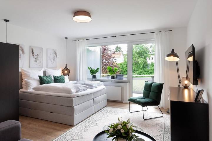Ferienwohnung für 4 Personen, mit Balkon in Petersberg - 2