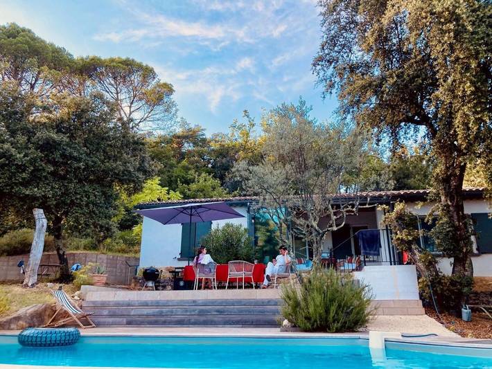 Location de vacances pour 6 personnes, avec piscine et jardin dans La Ceze La Roque Sur Ceze - 2