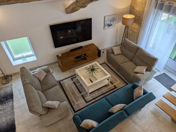 Gîte pour 9 personnes, avec piscine et terrasse ainsi que vue et jardin à Nanclars - 3