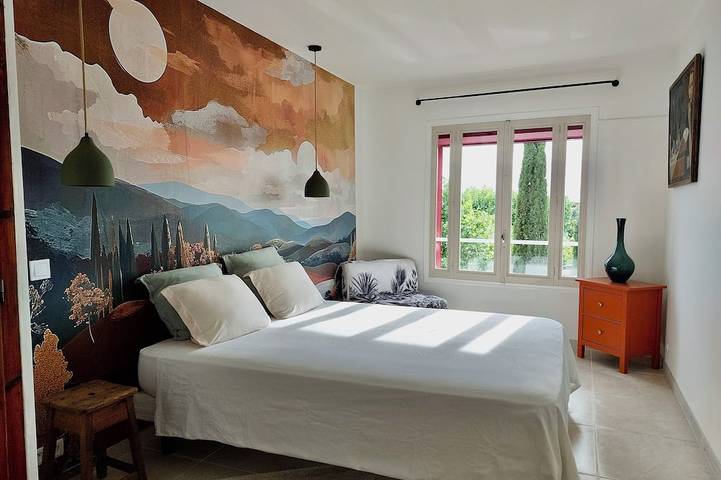 Maison de vacances pour 4 personnes, avec jardin et piscine