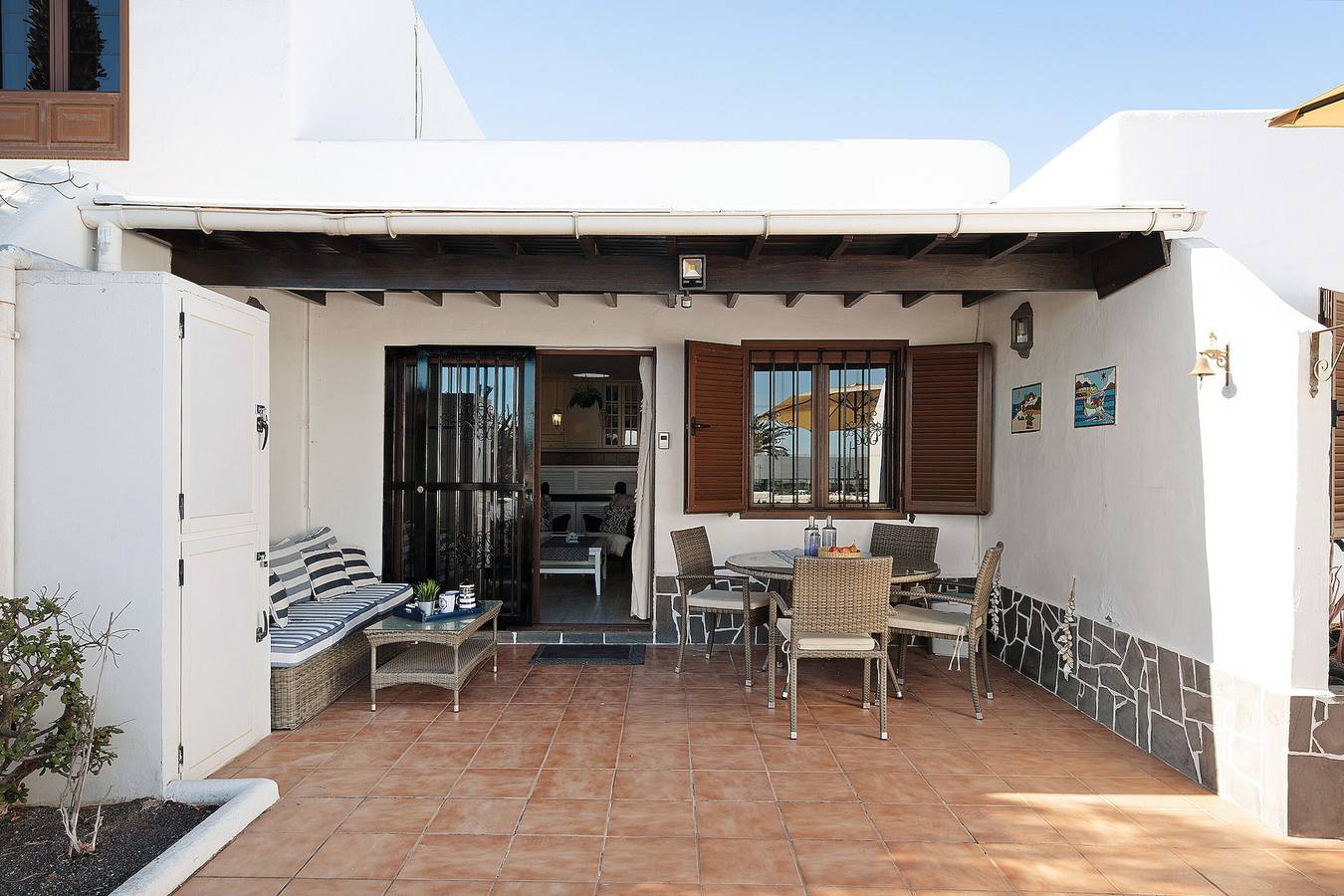 Ganze Wohnung, Ferienwohnung 'Puerto Chico A' mit Gemeinschaftspool, privater Terrasse und Wlan in Playa Blanca, Yaiza