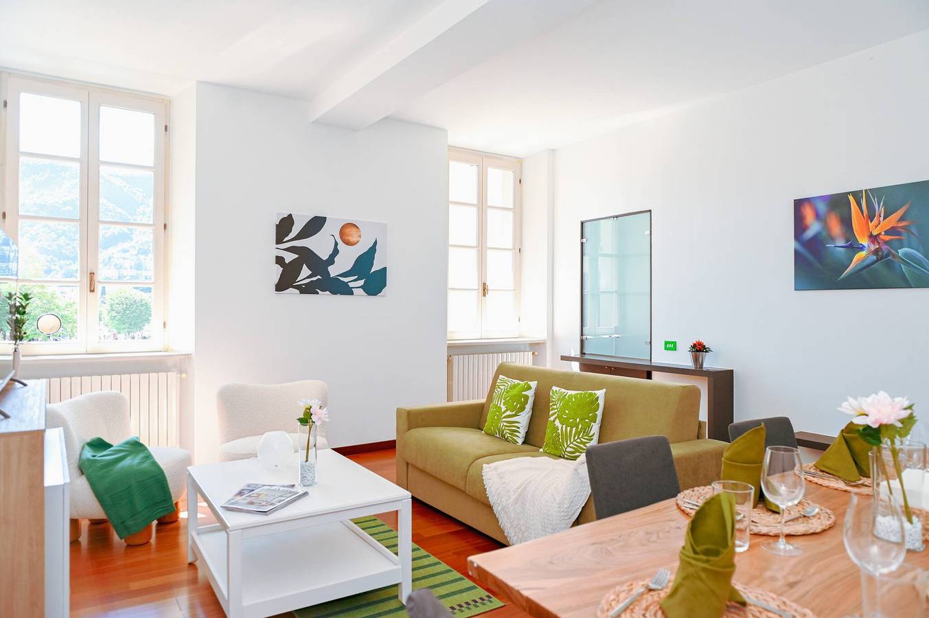 Ganze Wohnung, Zentrale Wohnung mit Seeblick Crespi in Como in Como, Comer See