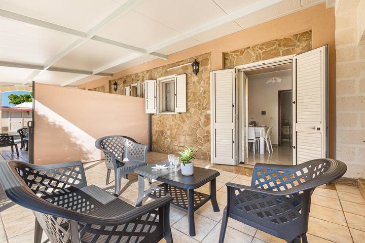 BnB für 5 Personen, mit Haustier in Torre Lapillo