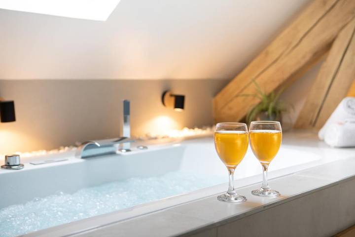 Appartement de vacances pour 2 personnes, avec Jacuzzi ainsi que Sauna et Vue