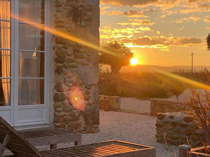 Appartement de vacances pour 2 personnes, avec vue et jardin