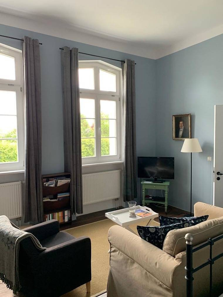 Ganze Ferienwohnung, Gutshaus Hinrichsberg: Parkblick in Sietow, Müritz