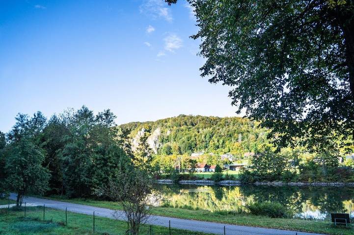 Ferienwohnung für 4 Personen, mit Balkon/Terrasse und Terrasse sowie Garten im Altmühltal