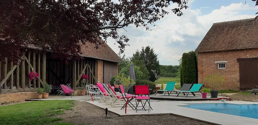 Chambres d'hôtes Ferme de Pinas - Chambre Framboisine in Nouan-le-Fuzelier, Sologne