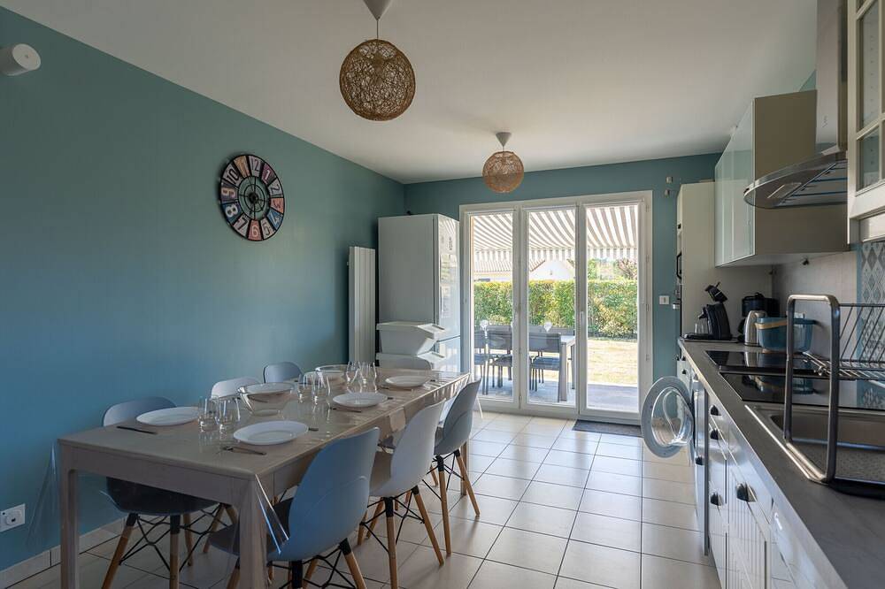 Familienhaus in Seenähe in Gastes - 6 Personen, klimatisiert, Wlan, Garten, Reinigung inklusive in Gastes, Côte d’Argent