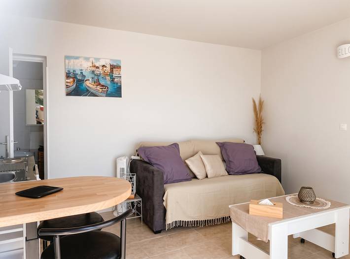 Studio für 2 Personen, mit Garten