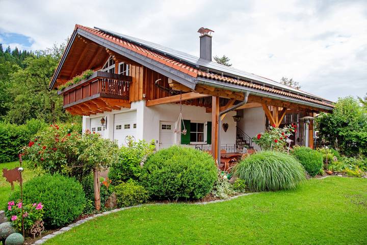 Monolocale intero, Monolocale 'Landhaus Exklusive Appartement' con giardino, balcone e Wi-Fi in Missen-Wilhams, Svevia (Bavaria)