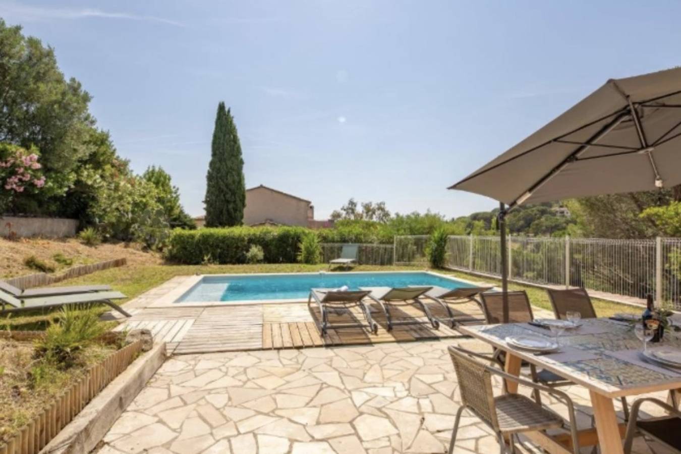 Spacious house with pool in Sainte-Maxime in La Nartelle, Sainte-Maxime