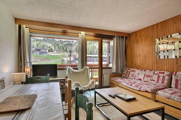 Appartement entier, Charmant 3 pièces, pied des pistes, pour 6, balcon in Plagne Centre, La Plagne-Tarentaise