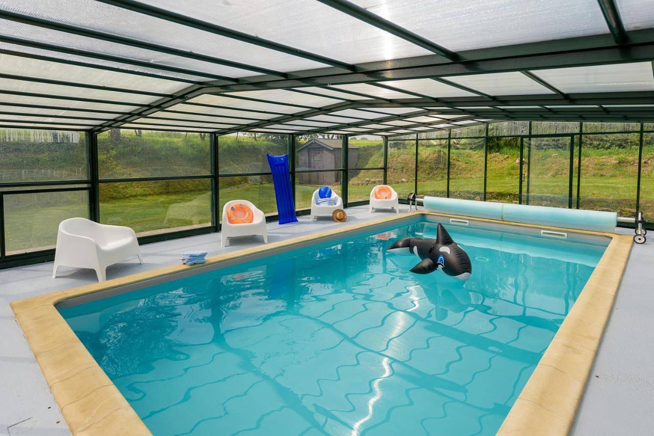 Charmante Maison Bretonne avec Piscine Chauffée in Plouguin, Brest und Umgebung