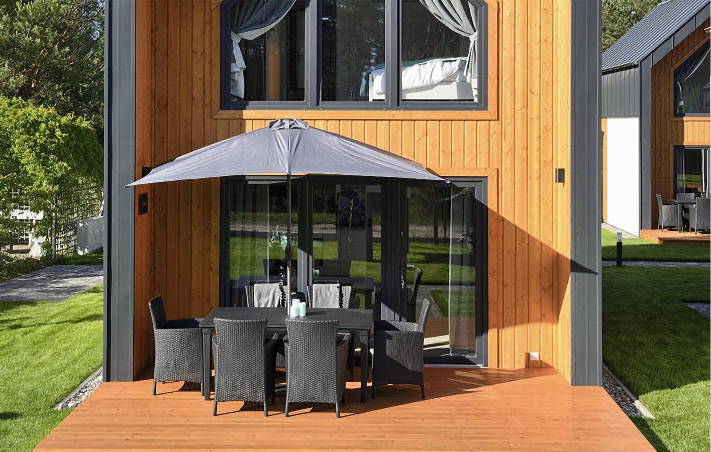Ferienhaus für 4 Personen mit Terrasse in Krokowa