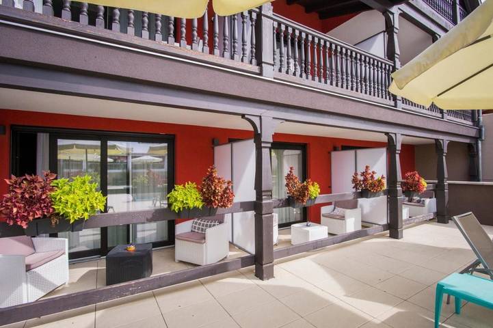 Hôtel pour 2 personnes, avec terrasse et sauna ainsi que jacuzzi et piscine à Valff - 4