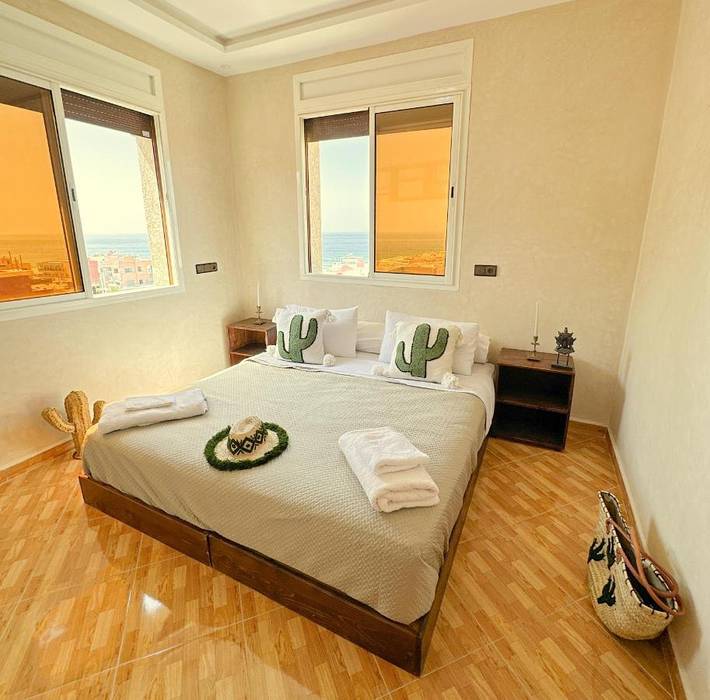 Maison d’hôte pour 2 personnes, avec vue et terrasse dans Aftas Imsouane