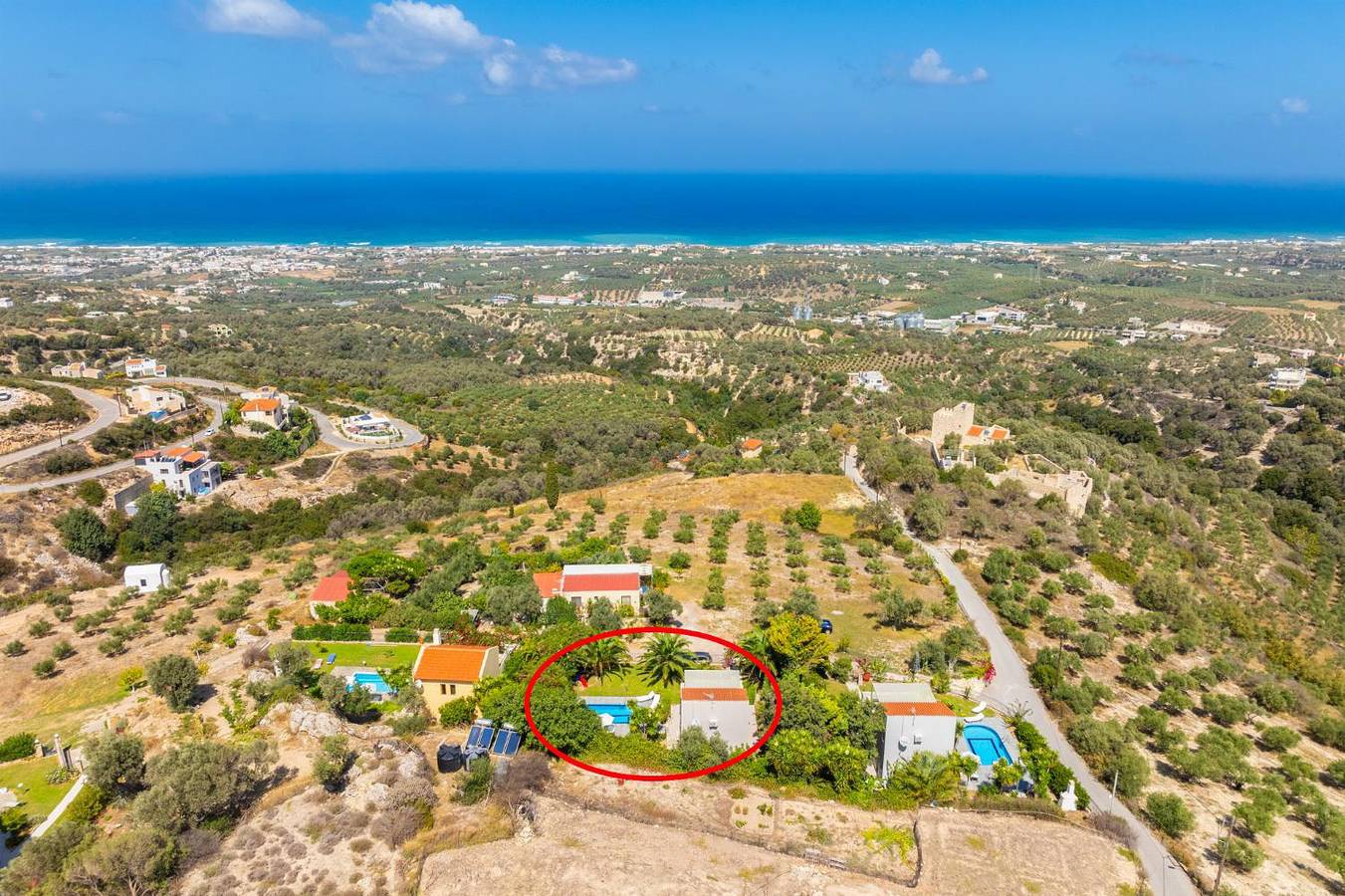 Villa für 6 Personen mit Garten in Rethymno und Umgebung