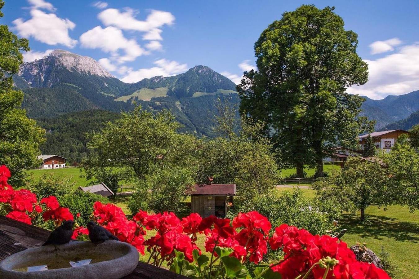 Ganze Wohnung, Ferienwohnung "5 Apartment mit Gartenblick" mit Bergblick, Privatem Balkon und Wlan in Schönau am Königssee, Berchtesgadener Alpen
