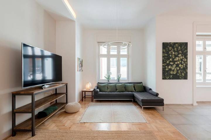 Ferienwohnung für 10 Personen, mit Balkon und Terrasse sowie Ausblick