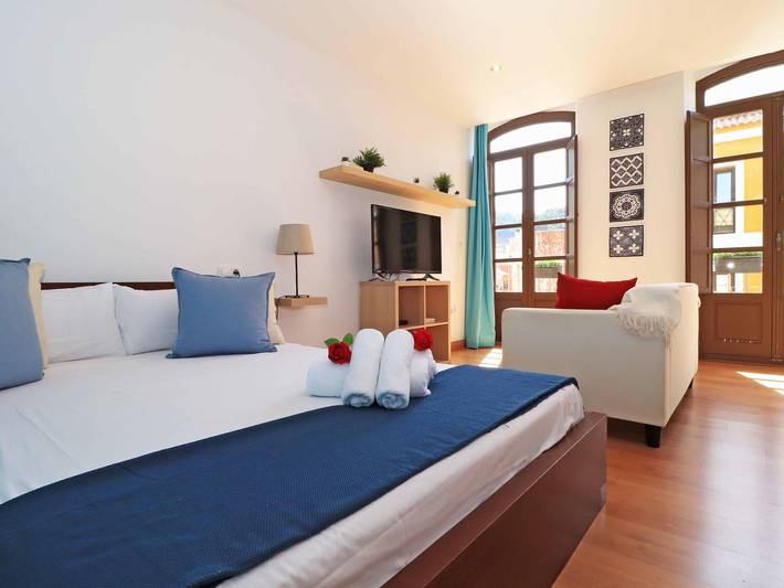 Studio for 2 personer, med balkon - 1