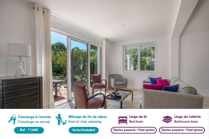 Location de vacances pour 8 personnes, avec terrasse et jardin à La Baule-Escoublac - 3