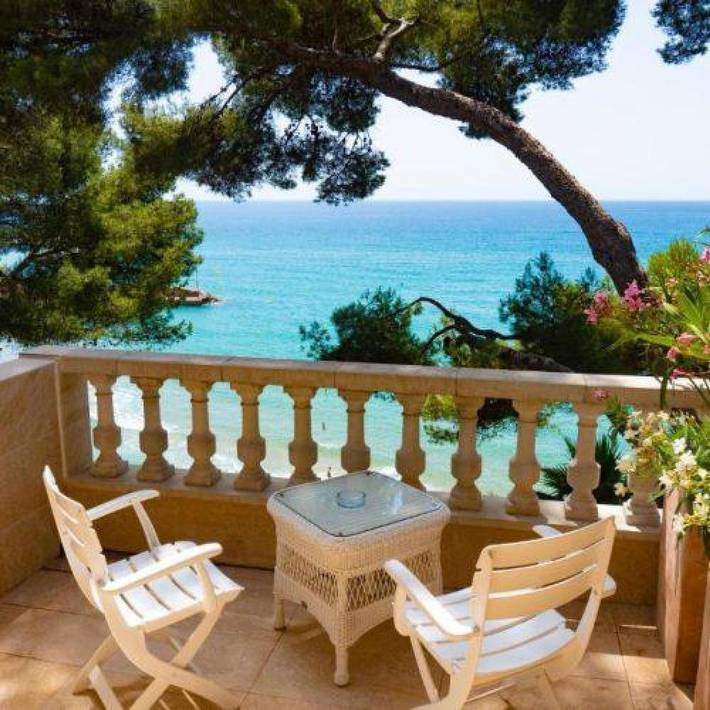Maison de vacances pour 2 personnes avec balcon in Platja de la Punta de la Guineu (Roda de Berà), Roda de Berà