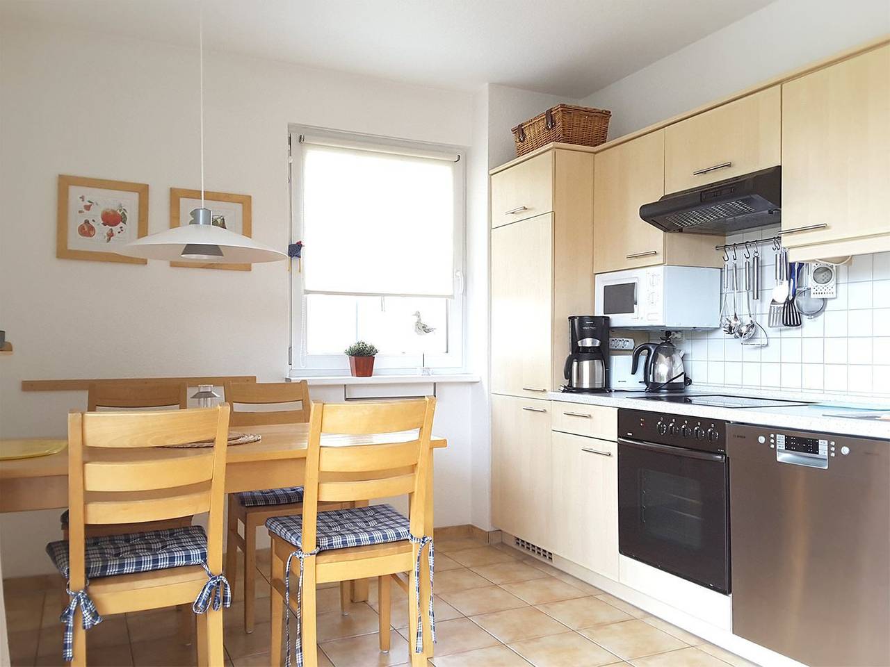 Ganze Wohnung, Gemütliche Erdgeschosswohnung mit Süd-Terrasse, Wlan, Waschmaschine, max. 4 P. in Prerow, Fischland - Darß - Zingst