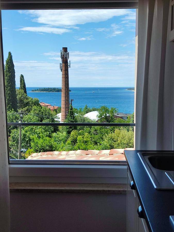 Apartament wakacyjny dla 2 osób, z balkon i widok w Rovinj