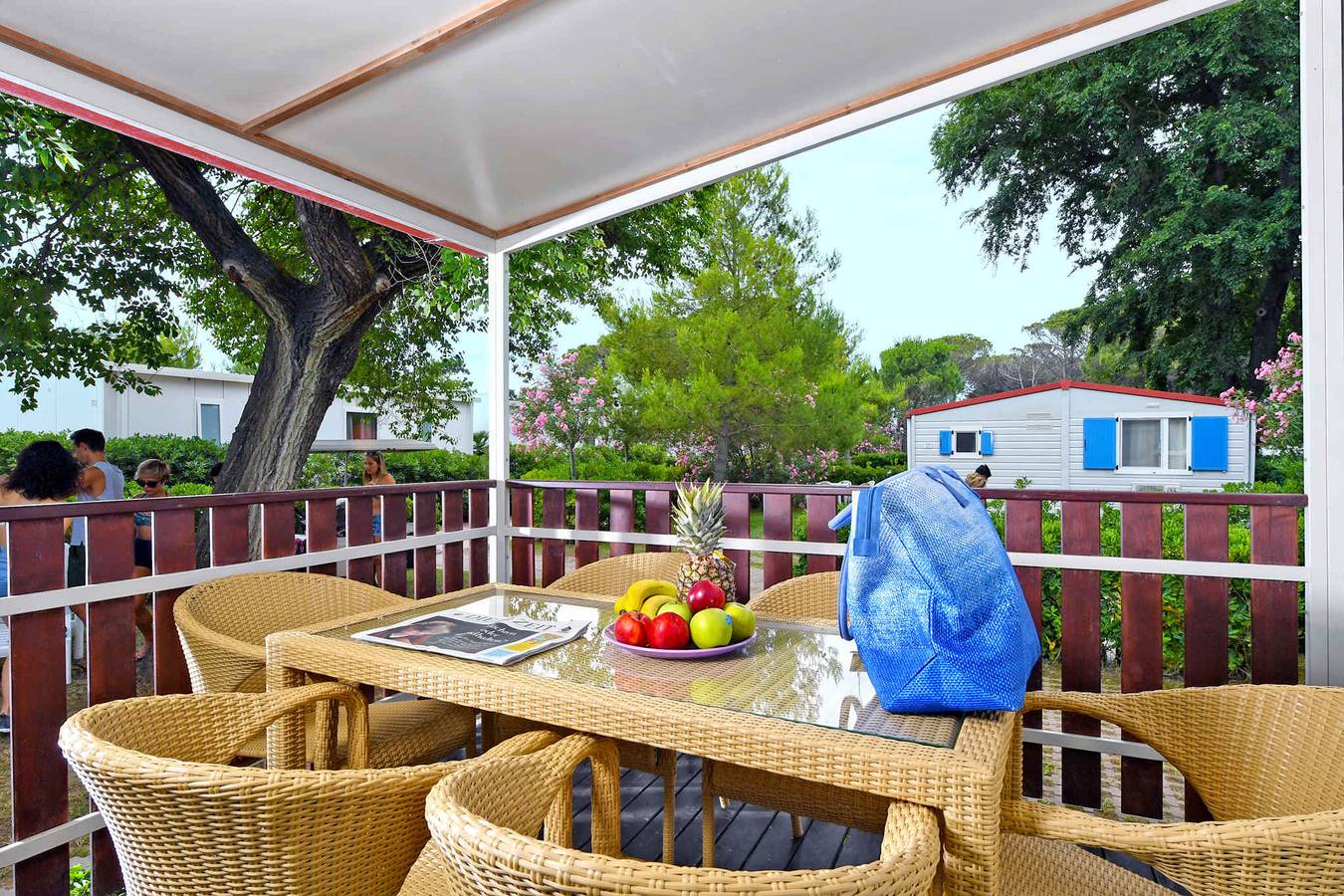 Mobilehome mit Terrasse und Klimaanlage  in Lignano Riviera, Lignano Sabbiadoro