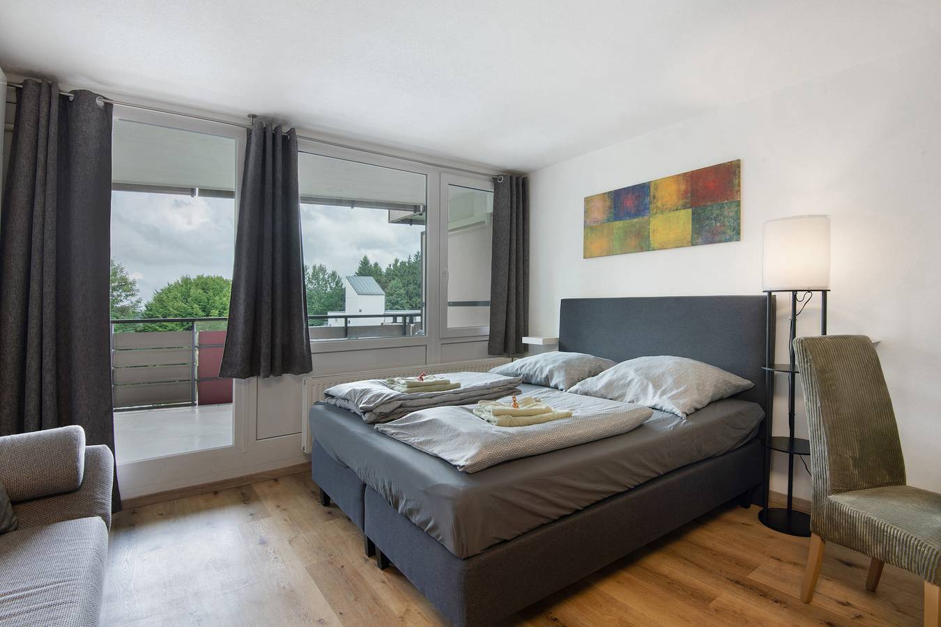 Apartamento entero, Apartamento 'Hella Wahnsinn' con piscina comunitaria, balcón y Wi-Fi in Sankt Englmar, Baviera Oriental