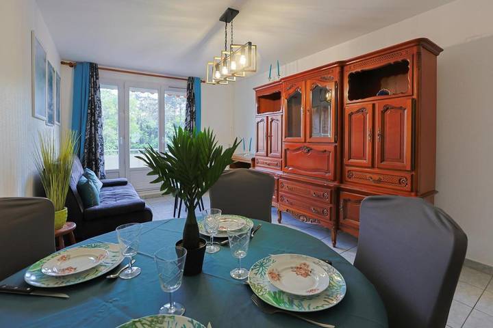 Appartement de vacances pour 6 personnes, avec Balcon et Terrasse
