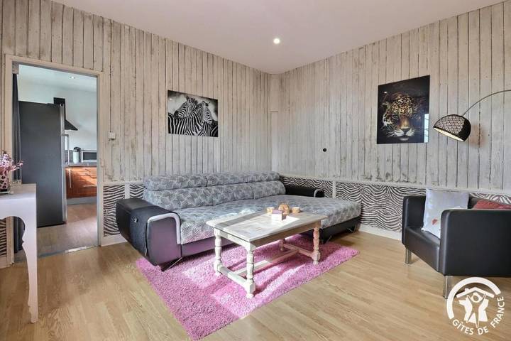 Location de vacances pour 2 personnes, avec jardin et vue à Saint-Aubin-des-Landes