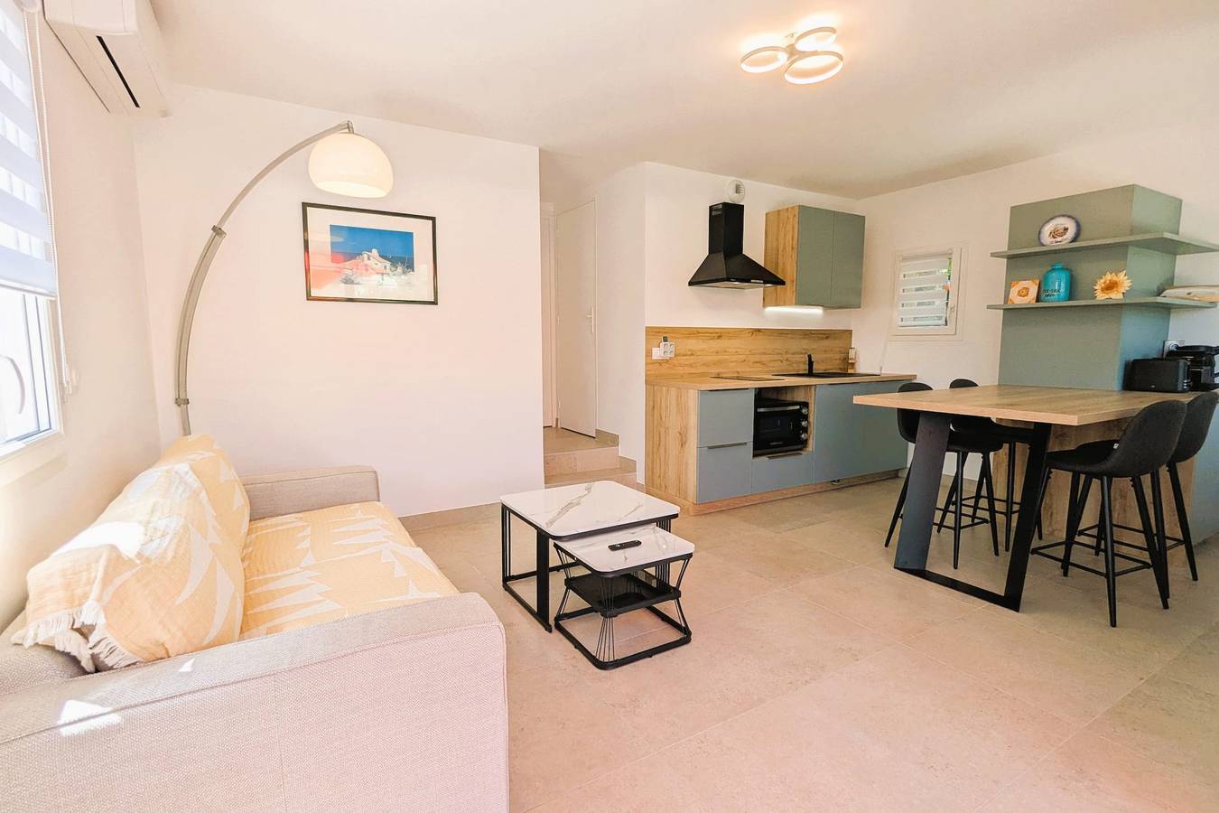 Ganze Wohnung, Ferienwohnung für 3 Personen mit Terrasse in Carqueiranne, Mittelmeerküste (Frankreich)