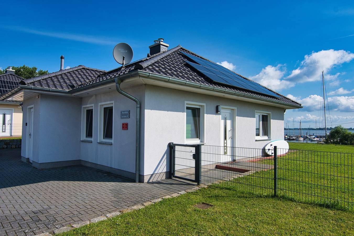 Ganze Ferienwohnung, Ferienhaushälfte Meerblick in Sundhagen, Stralsund Umland