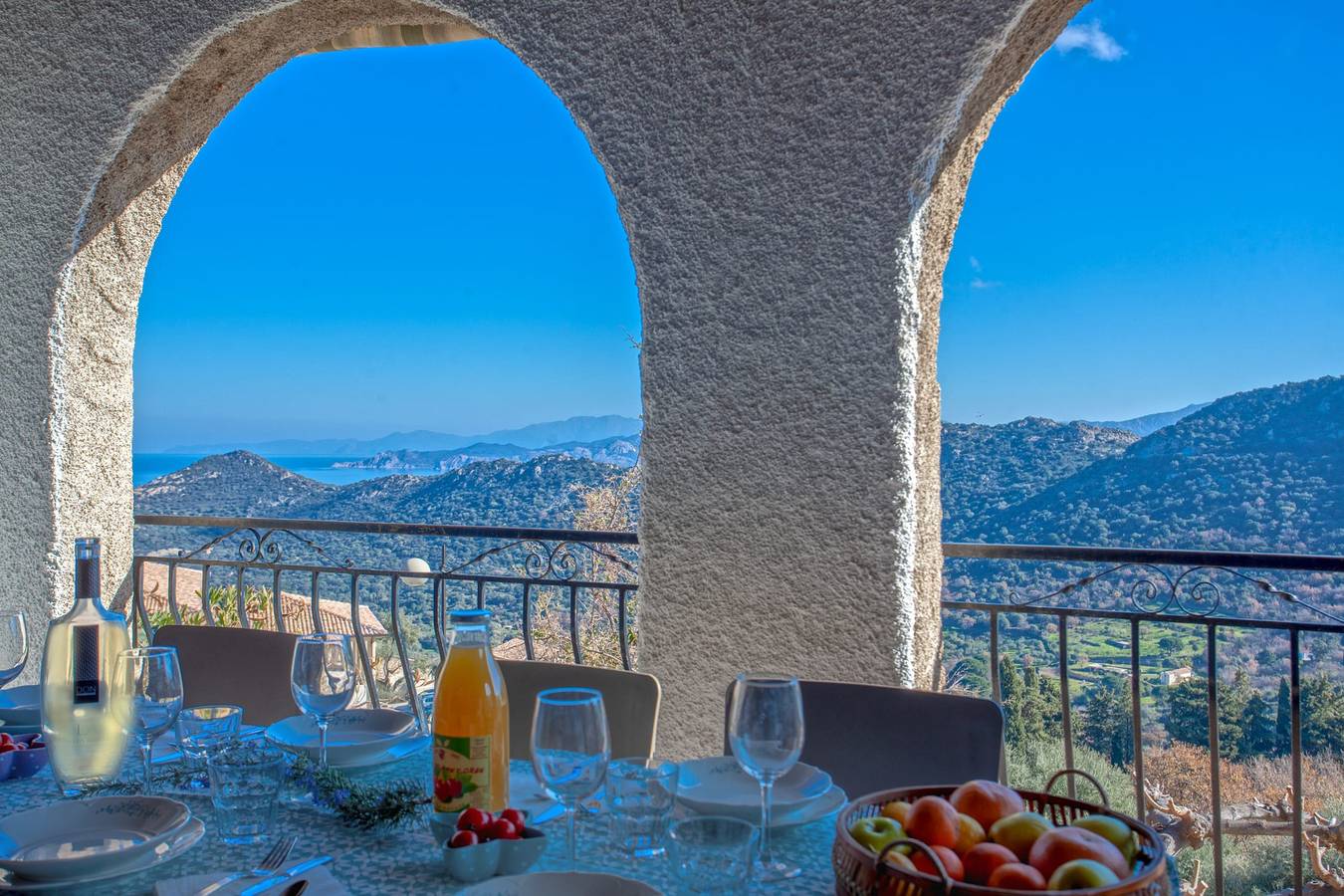 Ganze Wohnung, Casa Lisa - appartement dans le village de Monticello vue mer in Monticello, Calvi und Umgebung