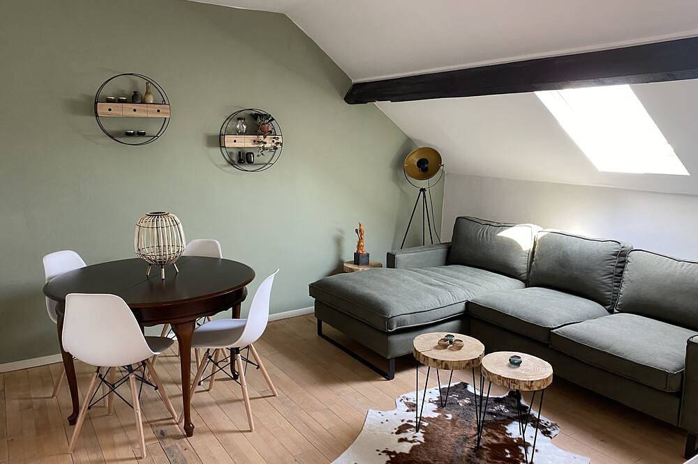 Geheel appartement, Gezellig comfortabel 4-persoons appartement met airco vlakbij Maastricht in Eijsden, Limburg