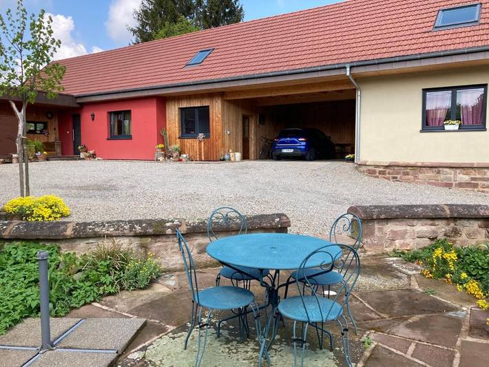 Location de vacances pour 4 personnes, avec jardin à Cosswiller