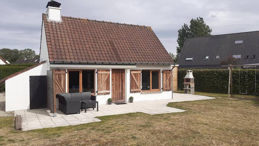 Location de vacances pour 6 personnes, avec bassin pour enfant et sauna ainsi que piscine et jardin dans Sunparks Oostduinkerke