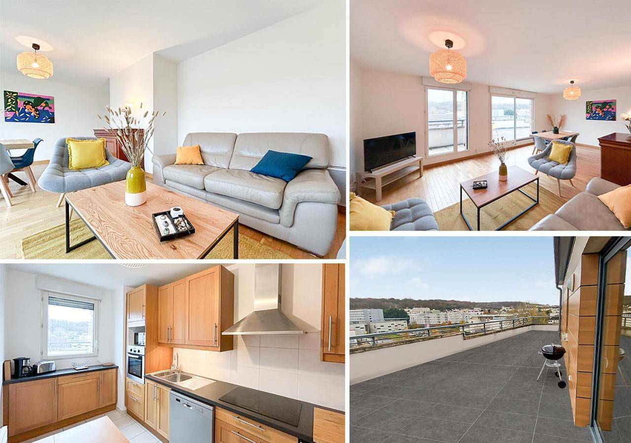 Appartement entier, Three-Bedroom Apartment in Saint-Cyr-l'École, Yvelines