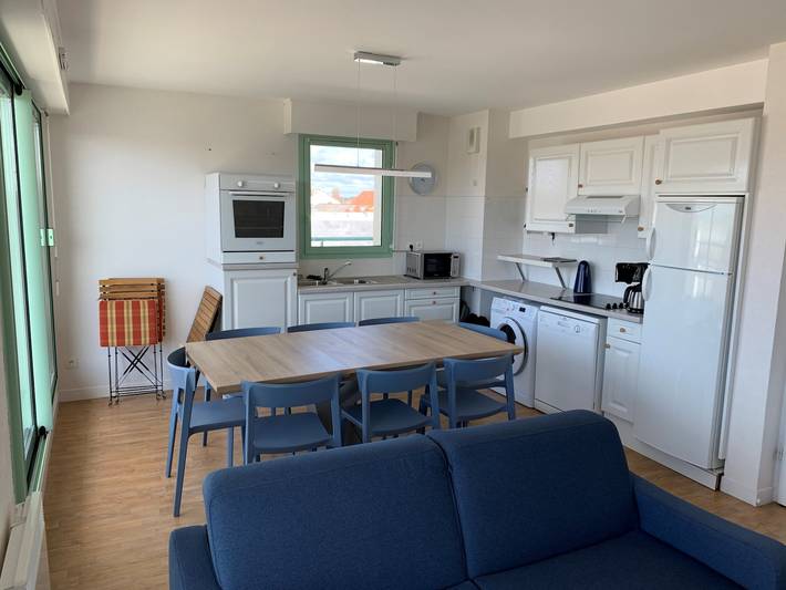 Ganze Wohnung, Duplex mit Balkon, Aufzug und Parkplatz in Fort-Mahon-Plage in Fort-Mahon-Plage, Abbeville und Umgebung