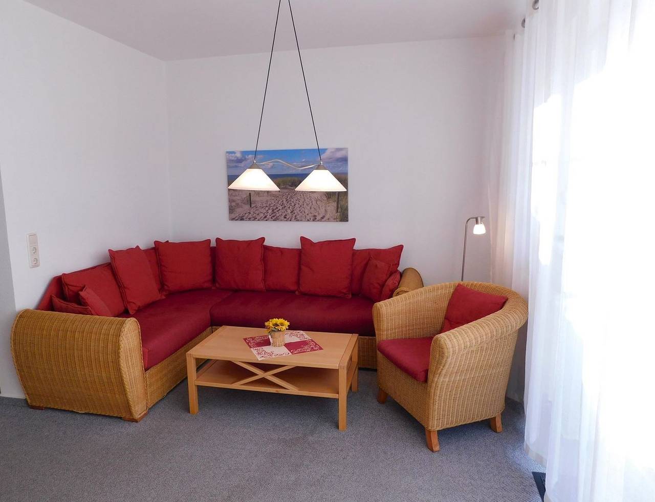 Ferienhaus "Unterm Reetdach" - Doppelhaushälfte ca. 70 m² für 2-5 Personen in Born a. Darß, Born auf dem Darß