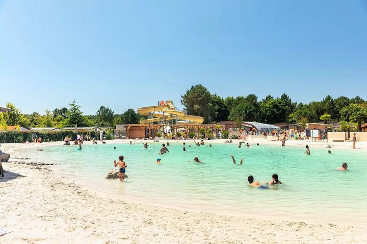 Wohnwagen für 4 Personen, mit Pool und Terrasse sowie Sauna in Lit-et-Mixe - 4