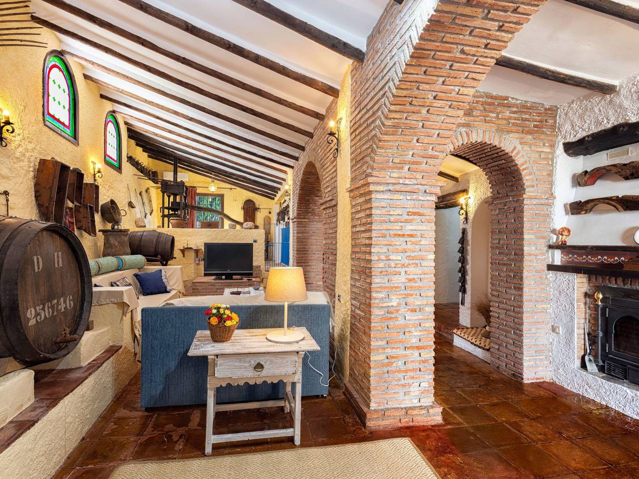 Privates Schwimmbad mit Grill und Feuerstelle in Alcaucín, Málaga Provinz