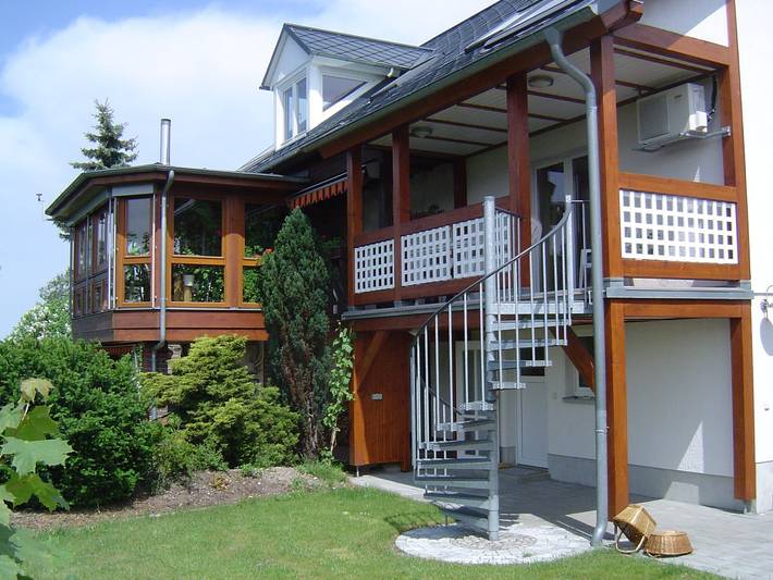 Ferienwohnung für 5 Personen, mit Balkon/Terrasse und Garten im Osterzgebirge - 2