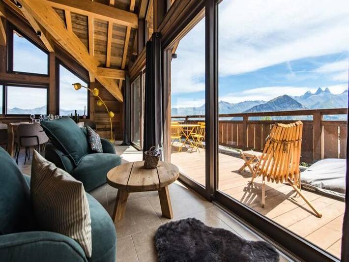 Chalet pour 14 personnes, avec sauna et balcon, adapté aux familles à Fontcouverte-la-Toussuire - 4
