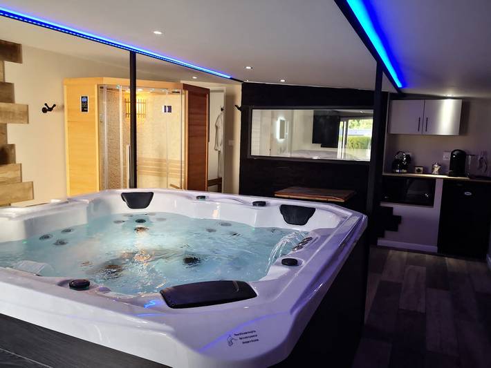 Chambre d’hôte pour 2 personnes, avec terrasse ainsi que jacuzzi et sauna à Saint-Martin-Boulogne - 4