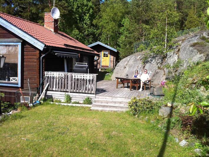 Ferienhaus mit Meerblick für 6 Personen, mit Terrasse in Muskö